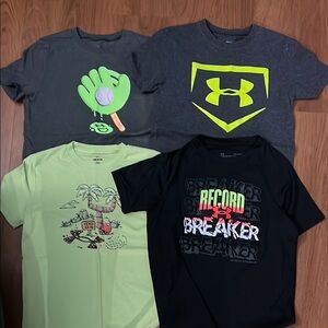 Under Armour Kids' Charcoal Graphic T-Shirt